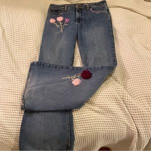 Hand Embroidered Y2K Jeans